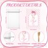 Vesici 50 Sets Silly Goose Party Favors for Guests Include Baby Shower Shot Glass and Card Organza Bag for Birthday Baby Shower Goose Party Supplies (Pink) view 4