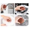Copper Wire Sponge - Extra Strength Non Scratch Scouring Ball, 3.15x3.15 inches No Shedding Cleaning Pad for Pots and Pans, Baking Tray Stove Top Tile BBQ Grill Oil Stain Removal Kitchen Scrubber view 4