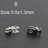 50 Pairs, Two-Ring Single Hinge for Plastic Frame, Hinge Replacement for Acetate Glasses(Model B) view 4