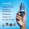 Protein Now Liquid 3 oz. Protein Shot By NutraBio 21g Protein, 0 Carbs, 0 Fat, GLP-1 Support, Ready-to-Drink, No Refrigeration, Whey & Collagen Protein for Hair, Skin & Nails, On-the-Go Nutrition- Blueberry Acai view 3