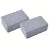 Barbecue 1/2/3 Pieces Of Cleaning Pumice Removing Stains BBQ Bricks Suitable for Stubborn and Outdoor Grills Barbecue accessories(Sand Gray-2pcs) view 1