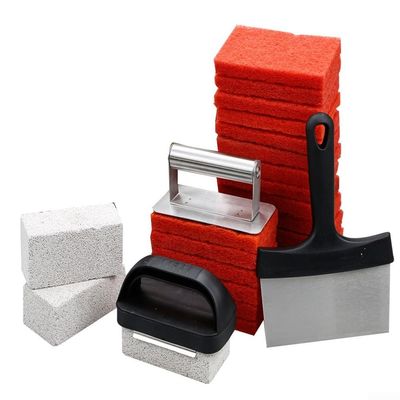 Belnotelt 26 Pieces Griddle for Cleaning Kit Grill Cleaner Set with Stone Scraper Pads for Flat Top Griddles Outdoor Indoor BBQ Cooking Accessories