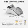 Ergonomic Memory Foam Support Pillow, Multi Position Wedge Pillow for Reading in Bed, Prone Sleeping & Lounging, Neck Back Chest Waist Support Cushion, Large Pillow with Breathable Washable Cover(B) view 2