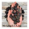 90-120g Meteorite Rock Crystal Bulk Black Tektite Stones view 2