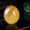 raw Stone Polished Yellow Crystal Ball Ornaments Calcite Iceland Spar Ornaments,Yellow,130mm view 4