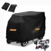 KFGHSHJH Mobility Scooter Cover for EV Rider Galaxy 4-Wheel XL 20162022, Waterproof Electric Scooter Cover for 3/4 Wheel Scooters, Dust Shield Outdoor/Indoor Protector for All Weather,A Orange view 1