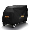 KFGHSHJH Mobility Scooter Cover for EV Rider Galaxy 4-Wheel XL 20162022, Waterproof Electric Scooter Cover for 3/4 Wheel Scooters, Dust Shield Outdoor/Indoor Protector for All Weather,A Orange view 2