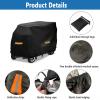 KFGHSHJH Mobility Scooter Cover for EV Rider Galaxy 4-Wheel XL 20162022, Waterproof Electric Scooter Cover for 3/4 Wheel Scooters, Dust Shield Outdoor/Indoor Protector for All Weather,A Orange view 4
