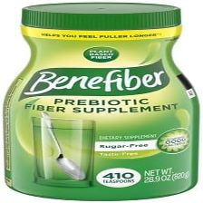 Prebiotic Fiber Supplement Powder for Digestive Health Benefiber Sugar-Free,Taste-Free, 28.9 Ounce