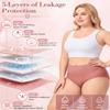 AKVSOPS Incontinence Underwear for Women - Nylon Ladies' Leakproof Briefs view 2