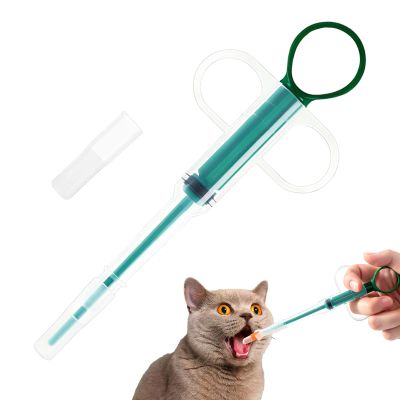 3 Pieces Pet Pill Shooter for Dogs Cats,Soft Silicone Tip Medication Dispenser,Safe Reusable Pet Pill Gun,Pill Feeding Tool for Tablets Capsules (Green)