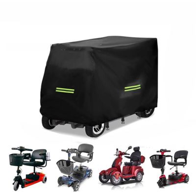 KFGHSHJH Mobility Scooter Cover for EWheels EW-28 4-Wheel HD 20152020, Waterproof Electric Scooter Cover for 3/4 Wheel Scooters, Dust Shield Outdoor/Indoor Protector for All Weather,B Green