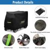 KFGHSHJH Mobility Scooter Cover for EWheels EW-28 4-Wheel HD 20152020, Waterproof Electric Scooter Cover for 3/4 Wheel Scooters, Dust Shield Outdoor/Indoor Protector for All Weather,B Green view 4