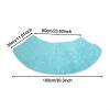 Sileduove Bathroom Rugs,Kitchen Mat for Floor Curved Shower Mat Non Slip Washable Bathroom Mat with Slip Resistant+Soft Absorbent Texture for Shower, Tub, Kitchen Or Laundry Room(Blue) view 2