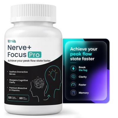 Nootropic Brain Supplement for Memory and Focus, Mental Clarity with Alpha GPC, L-Theanine & b12,Ginkgo Biloba, Bacopa, Lion's Mane Cognitive Support Achieve Peak Flow State60 Day Supply