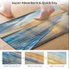 Qiaullityot Sunset Beach Bath Stone Mat, Super Absorbent Diatomite Shower Mat, Spray Ocean Waves Sky Nature Scenery Quick Drying Non-Slip Stone Mats for Bathroom Kitchen Counter Easy to Clean 20"x32" view 4