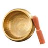 CLAKY Brass Texture Sound Healing Bowl for Meditation Yoga and Sound Therapys with Resonant Tone view 1