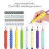 of 4 Antislip Silicone Pen Grips with Textured Surfaces for Enhances Stability and Comfort in School or Use Pen Grip Sleeves view 4