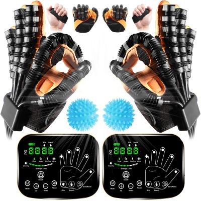 9th Generation Upgrade Rehabilitation Robot Gloves for Stroke Recovery Hand Weakness & Hemiplegia Home Physical Therapy Device with Mirror Training & Multi-Mode (Left & Right Hand, L)