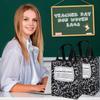 Threlaco 60 Pcs Composition Notebook Gift Bag Bulk Back to School Gift Bag view 4