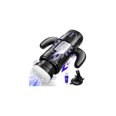 2026 Upgraded Version Hands Free Male Masterburbatar, 7X Speed & Extension Adjustment & Foldable Handle CKA186