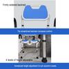 Shower Chair with Removable Arms and Back,U-Shaped Shower Stools for The Elderly Disabled,4 Height Adjustable Anti-Slip Bathtub Chair with Cushion view 3