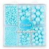 Light Blue Pearl Sprinkles for Baking, 4 Sizes Edible Sugar view 1