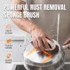 Magic Emery Cleaning Sponge, 2026 New Carborundum Sponge, Multi-Purpose Sponge Brush, Durable Scrub Block for Sinks and Stoves, Kitchen Cleaning Sponge for Home Chefs (4, Sponge with Handle) view 2