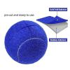 Tennis Balls for Walkers Pre Cut Tennis Balls for Walkers Pre Cut 12pc Precut Walker for Furniture Legs Floor Protection Ball Foot Pads Soft Protectors Mats view 3