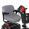 FGDHZGMJF Mobility Scooter Seat Cover for Afikim C Series C4 Ultra 4-Wheel, Electric Wheelchair Seat Cover from Sun, Rain, Dust, Elderly Disable Wheelchair Seat Protector, B Gray view 1
