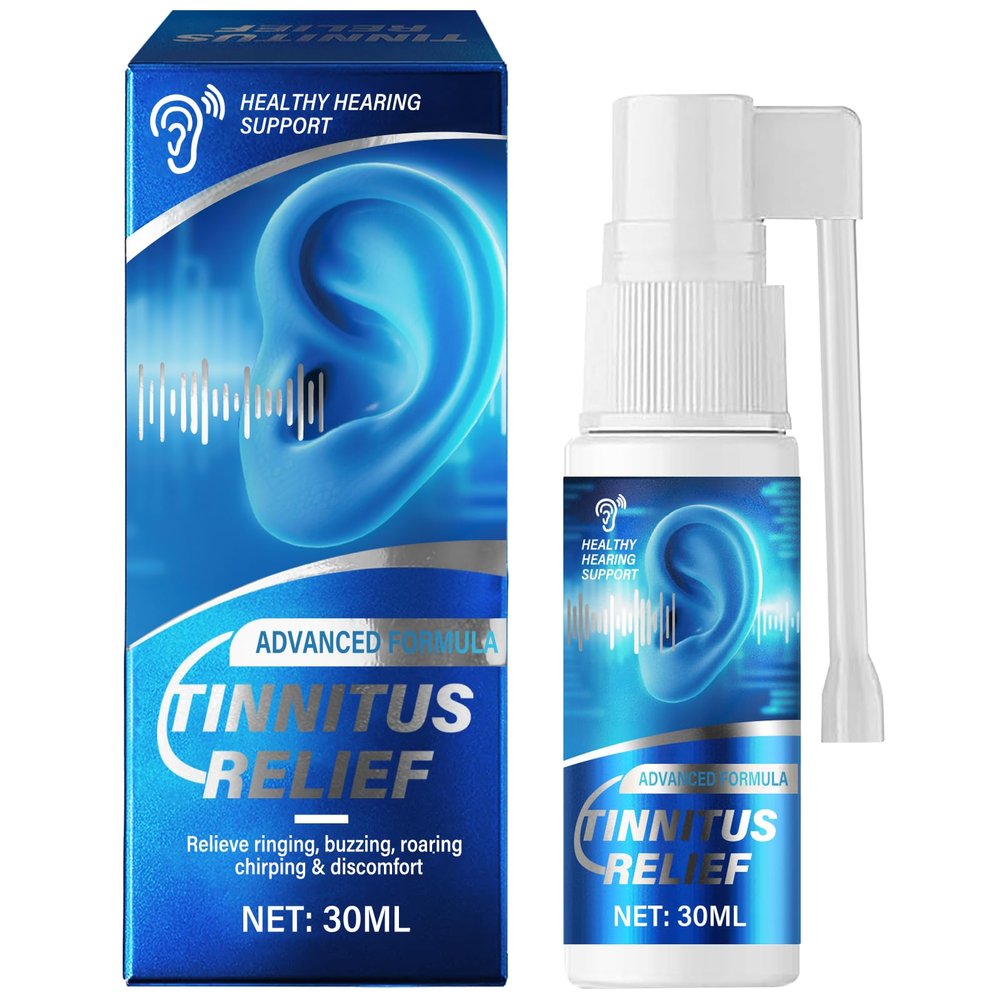 Tinnitus Relief for Ringing Ears, Natural Ear Wellness Soothing Spray for Auditory Balance & Improve Hearing, for Men & Women