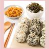 GimKkoowu [SAVORY CRUNCH] Seasoned Seaweed Flakes, Roasted Stone Seaweed Crumbles with Sesame & Perilla Oil, Perfect for Rice Balls, 1.76 oz (Pack of 6) view 3