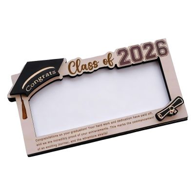 Graduation Currency Vault - Cute Plywood Showcase, 7.87 Inches Celebration Parcel with Whimsical Engraving, Reward Souvenir, Achievement Keepsake, Bill Presenter for Memorable Senior Recognition