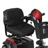 FGDHZGMJF Mobility Scooter Seat Cover for Shoprider Sunrunner Sport 4-Wheel, Electric Wheelchair Seat Cover from Sun, Rain, Dust, Elderly Disable Wheelchair Seat Protector,A Black view 1