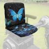 Guevoxuh Butterfly Daisy Star Print Electric Wheelchair Seat Cover Anti Dust Power Chair Seat Cover Scratch Resistant Wheelchair Protector Accessories view 3