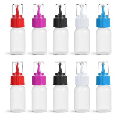 Zyghjort 10PCS Squeeze Writer Bottles 30ml Plastic Icing Bottles for Cake