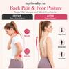 Lightweight Posture Corrector with Upper Back Brace for Women & Men view 2