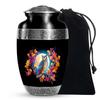 YATHABI Owl Urn for Ashes - Black Urns for Human Ashes Adult Female - Large Urn for Adult Female - Funeral Urns for Women - 10 Inch view 1