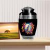 YATHABI Owl Urn for Ashes - Black Urns for Human Ashes Adult Female - Large Urn for Adult Female - Funeral Urns for Women - 10 Inch view 3