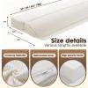Yueyocici Wedge Shaped Pillow headboard Suitable for Bed Seams, Foldable Bed Wedge Pillow, Bed Gap Filler King Size Fill The Gap (0-12"), Mattress Gap Filler Long Pillow Between Headboard(Beige, 76") view 4