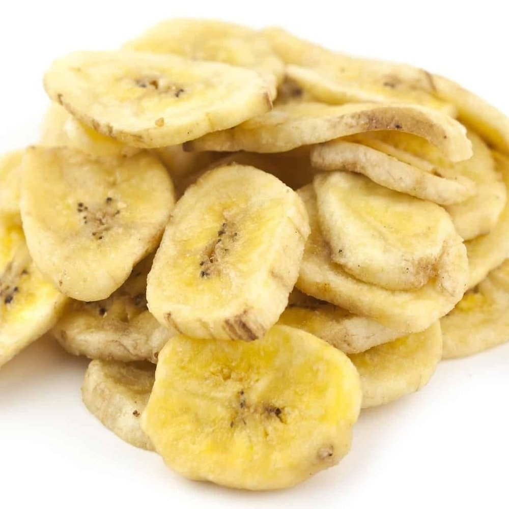 EverSnax Banana Chips, Sweetened Crispy Fried Dried Banana Chips, Crunchy Sweet Tropical Snack, Resealable Bag (1 Pound)