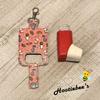 Pink He is Risen Inhaler Holder Key Fob view 2