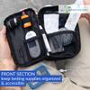 Sugar Medical Tandem Diabetes Supply Case with Insulated Pocket for t:slim X2 Pump Supplies, Fits Infusion Set, Dexcom Inserter, Glucose Meter, Lancet, Test Strips, Insulin & More (Black Night) view 4