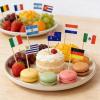 100Pcs National Flag Toothpicks Cupcake Picks Decoration for Display Desserts Snacks Food and Football Themed Parties Party Decoration Toothpicks view 3