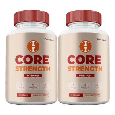 Core Strength Capsules, Premium All Natural Ingredients, CoreStrength Pills (2 Pack)