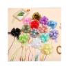Pull Bows for Gift Wrapping 100Pcs Wedding Car Ribbon Pull Bows Knot Gift Wrap Decor Birthday Party Supplies Pew Chairs DIY Home Decoration(Blue) view 2