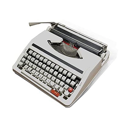 Manual Pewriter for Writers - Ideal for Note-Taking, Letter Writing & Creative Writing - Ergonomic Design for Enhanced Comfort & Precision