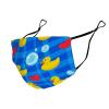 Meaudiwes Fashion Reusable Balaclava Facial Cover With Elastic Ear Loop Unisex Face Scarf Cute Funny Bubbles Hearts Yellow Rubber Ducks view 4