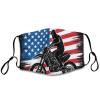 Meaudiwes Fashion Adjustable Balaclava Unisex Face Scarf Dust Cloth Reusable Face Scarf Motorcycle American Flag Motocross Dirt Bike view 1