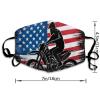 Meaudiwes Fashion Adjustable Balaclava Unisex Face Scarf Dust Cloth Reusable Face Scarf Motorcycle American Flag Motocross Dirt Bike view 2